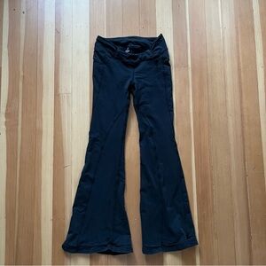 Free People Movement Down Low Flare Pants Black Size Small